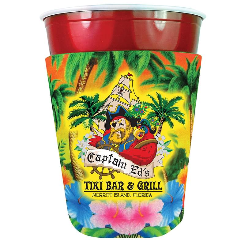 Full Color Party Cup Scuba Coolie