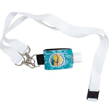 1 oz Sanitizer with Cover and Lanyard